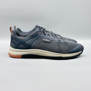 Keen Shoes Womens 11 Blue Gray Mesh Low Top Waterproof Trail Hiking Sneakers